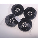 4Pcs 96mm Simulated 1:10 RC Climbing Car Wheel Tires Tyre for D90 F350 SCX10