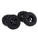 4Pcs 96mm Simulated 1:10 RC Climbing Car Wheel Tires Tyre for D90 F350 SCX10