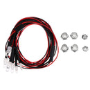 1:10 RC Rock Crawler Truck Replacement Parts 6 Leds Trun Light Lamps for D90 TF2 D110 Models