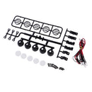 Roof Rack LED Light Kits for 1/8 1/10 RC Crawler Racing Rally Touring Cars