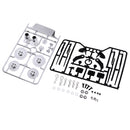 1/10 Scale Plastic Modification Parts for On Road RC Drift Racing Car Model
