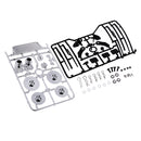1/10 Scale Plastic Modification Parts for On Road RC Drift Racing Car Model