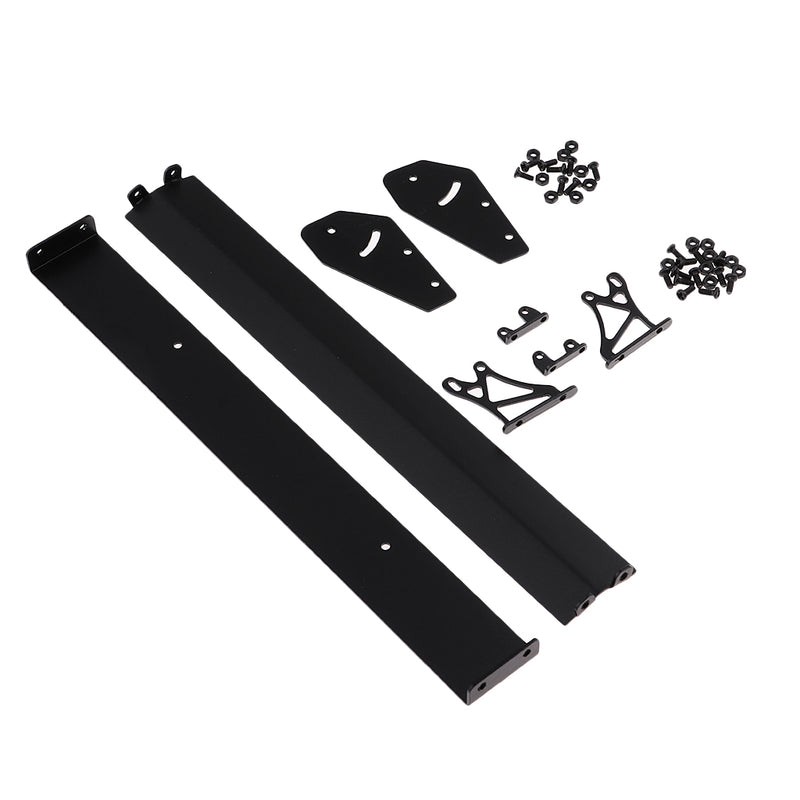 1/10 Metal Rear Spoiler Tail Wing w/ Stands for RC Racing Drift Touring Car