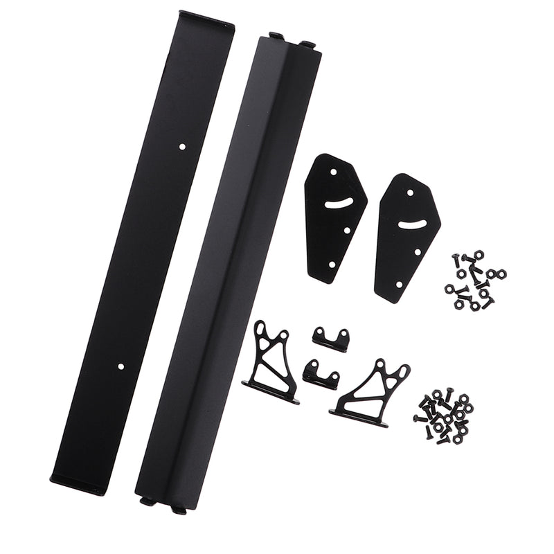 1/10 Metal Rear Spoiler Tail Wing w/ Stands for RC Racing Drift Touring Car
