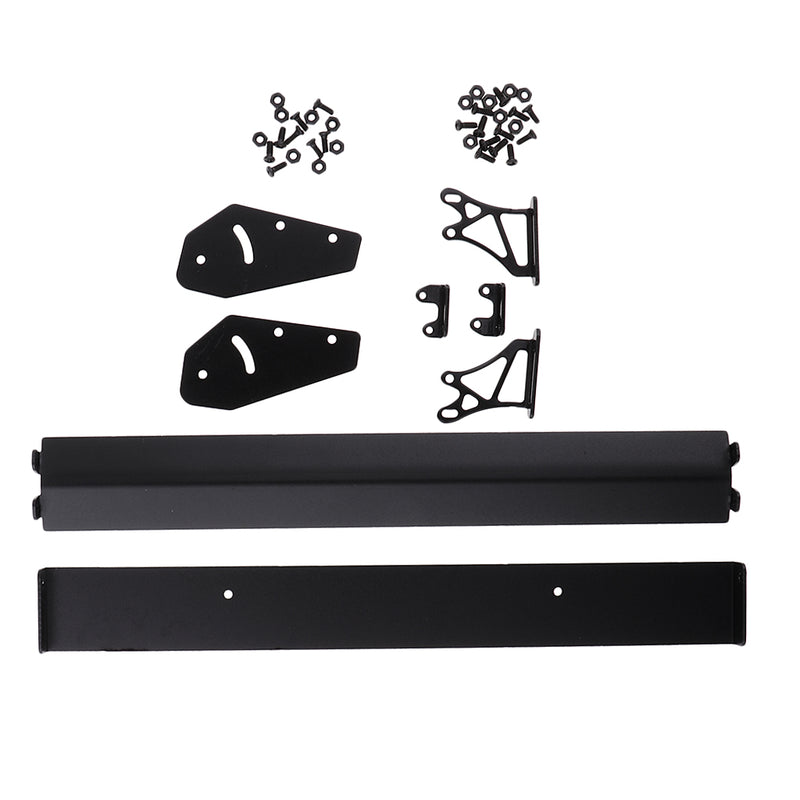 1/10 Metal Rear Spoiler Tail Wing w/ Stands for RC Racing Drift Touring Car