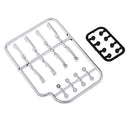 Silver Exterior Door Handles for 1/10 RC On Road Drift Racing Car Auto Parts
