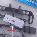 Plastic Dual Exhaust Pipe & License Bracket for 1/10 RC Racing Drift Car Toy