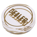 Crystal Texas Hold'em Chip Banker Dealer Button for Poker Dice Table Games