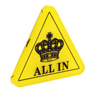 Texas Hold'em Card Poker Games ALL IN Chip Button for Casino Tournament Prop