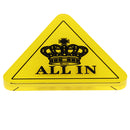 Texas Hold'em Card Poker Games ALL IN Chip Button for Casino Tournament Prop