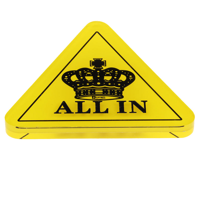 Texas Hold'em Card Poker Games ALL IN Chip Button for Casino Tournament Prop