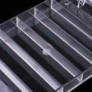 Clear Acrylic Poker Chips Tray Rack Organizer Holder Storage 6 Row 300 Chips