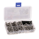 350 in 1 Flat Round Head Screw Kits in Box for 1/7 Traxxas UDR RC Car Trucks