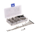 350 in 1 Flat Round Head Screw Kits in Box for 1/7 Traxxas UDR RC Car Trucks