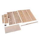 1/130 Scale Wooden Sailboat Model Kit Harvey Ship Puzzle for Kids and Adults