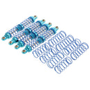 4x Blue Metal Front Rear Shock Absorber Damper for 1/10 Traxxas RC4WD RC Car