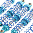 4x Blue Metal Front Rear Shock Absorber Damper for 1/10 Traxxas RC4WD RC Car