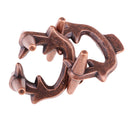 Antler Model Puzzle Metal Unlock Ring Intelligence Brain Teaser Adults and Children Game