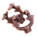 Antler Model Puzzle Metal Unlock Ring Intelligence Brain Teaser Adults and Children Game