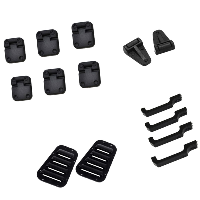 1/10 RC Truck Parts Door Hinges&Door Handles&Intake Grille Cover for Traxxas
