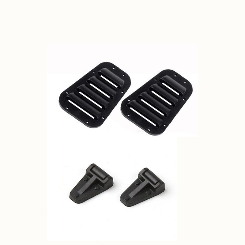 1/10 RC Truck Parts Door Hinges&Door Handles&Intake Grille Cover for Traxxas