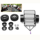 Metal Tow Trailer With For Cc01 Axial Scx10 90046 90048 Rc4wd D90 Traxxas