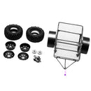 Metal Tow Trailer With For Cc01 Axial Scx10 90046 90048 Rc4wd D90 Traxxas