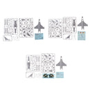 1/72 Scale US F-16A FIGHTER Airplane Aircraft Plastic Model Kits with Decals