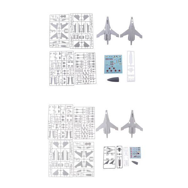 1/144 Scale CCCP Flanker-C FIGHTER Airplane Aircraft Model Kits with Decals