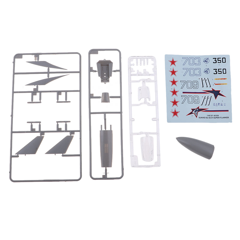 1/144 Scale CCCP Flanker-F FIGHTER Airplane Aircraft Model Kits with Decals