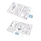 1/144 Scale US P-38J FIGHTER Airplane Aircraft Plastic Model Kit with Decals