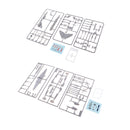 1/144 Scale US P-38J FIGHTER Airplane Aircraft Plastic Model Kit with Decals