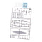 1/144 Scale US P-38J FIGHTER Airplane Aircraft Plastic Model Kit with Decals