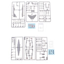 1/144 Scale US P-38J FIGHTER Airplane Aircraft Plastic Model Kit with Decals