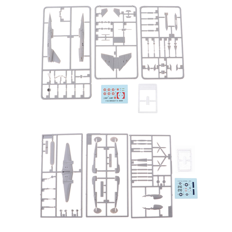 1/144 Scale US P-38J FIGHTER Airplane Aircraft Plastic Model Kit with Decals