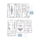 1/144 Scale US P-38J FIGHTER Airplane Aircraft Plastic Model Kit with Decals
