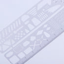 Ustar UA-90035 Photo Etched Tool Scribing Panel Model Template Engrave Forming Block Modeling Kits