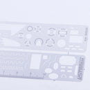 Ustar UA-90035 Photo Etched Tool Scribing Panel Model Template Engrave Forming Block Modeling Kits