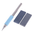 Model Etching Engraving Pen Carving Too with 2 Pen Sharpener for Gumdam Lover