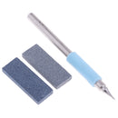 Model Etching Engraving Pen Carving Too with 2 Pen Sharpener for Gumdam Lover