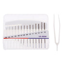 14Pcs/set 0.2-1.5mm Drill Bits Model Building Drilling Tool set Replacement with White Plastic Storage Case