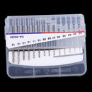 14Pcs/set 0.2-1.5mm Drill Bits Model Building Drilling Tool set Replacement with White Plastic Storage Case