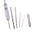 Durable Mini Hand Drill Spiral Pin Vise Twist Chuck Manual Push Watch Jewelry Tool