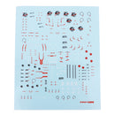 Water Slide Decal Slip Decals for Gundam RG019 Astray Red Frame Collection