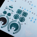 Model Decal Water Slide Stickers Toys Model Tools for PG 1/60 Gundam Model Accessory