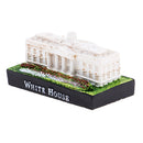 Resin Mini White House Model Figurine Landmark Building Toy for Home Table Decoration Souvenir
