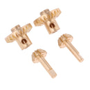 4pcs Brass Gears Pinion for WPL 1/12 RC Car Pick-up Truck Spare Parts