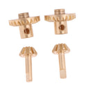 4pcs Brass Gears Pinion for WPL 1/12 RC Car Pick-up Truck Spare Parts
