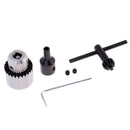 Mini Electric Drill Chuck 0.3-6mm JTO Taper Mounted Lathe Chuck PCB Mini Drill Press for Motor Shaft Connecting Rod 5mm
