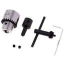 Mini Electric Drill Chuck 0.3-6mm JTO Taper Mounted Lathe Chuck PCB Mini Drill Press for Motor Shaft Connecting Rod 5mm